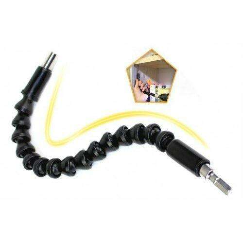 Snake Bit flexibilis fúrószár csatlakozó 6 db bittel, 90 fokos szögben, nehezen elérhető helyekre