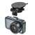 Hoco DV5 car dash camera with suction cup mount, gray, close-up