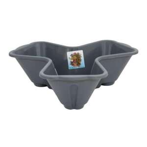 Trio Virágtartó Kaspó - Szürke - 38x38x11,5cm