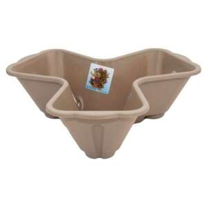 Trio Virágkaspó - Bézs - 3 részes - 38x38x11,5cm