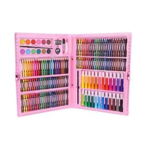 Kreatív Rajz- és Festőkészlet - 168 db - Rózsaszín