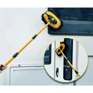 Autómosó Kefe - Teleszkópos Nyéllel - Puha Zsenília 130080723 - Autómosó kefe