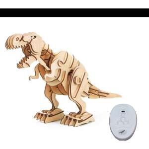 Robotime 3D interaktív fa puzzle - T-rex dínó