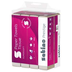 Prosoape de hârtie Satino Wepa Prestige V pliate, 2 straturi, 24x21cm, 4032 bucăți - Prosoape de hârtie