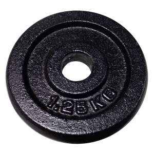 Univerzális Öntöttvas Súlyzótárcsa - 1,25 kg - 30 mm