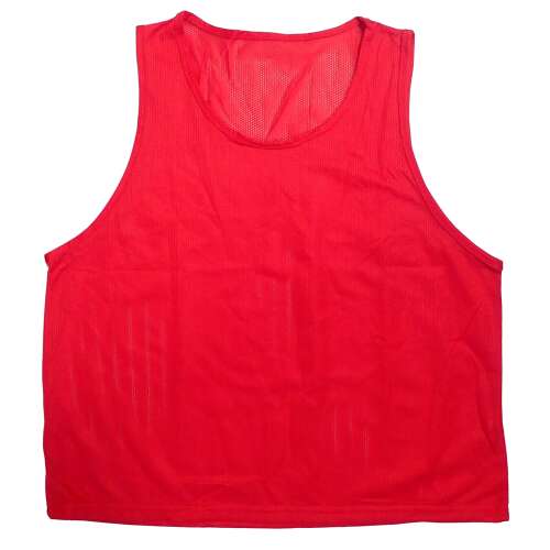 Piros hálós edzőmellény, ujjatlan, férfiaknak és nőknek, 170-190 cm