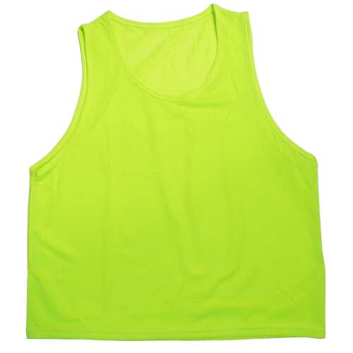 Sárga edzőmellény, sport, ujjatlan, légáteresztő