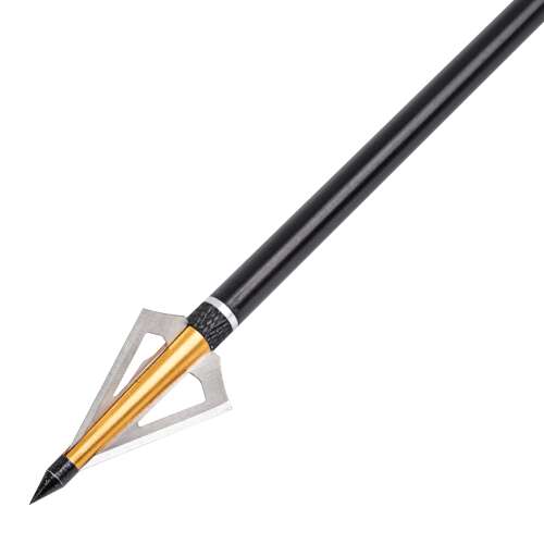 inSPORTline Trialugo 125 vadász nyílhegy csavaros nyilakhoz, 125 gr, acél, alumínium, fekete, arany