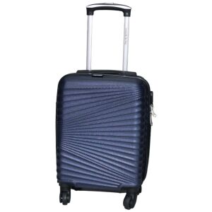 ZigZag Large 75cm Blue Suitcase with Wheels and Extendable Handle - Suitcase