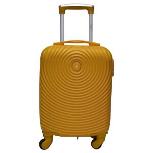 Love Kabinbőrönd Yellow Suitcase, 41x30x20 cm, front view - Dressing Accessory