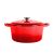 Red Timeless Tools Cast Iron Pot with Lid