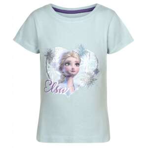 Disney Frozen Elsa short sleeve t-shirt for girls, light blue with glitter print - Kids' T-Shirt