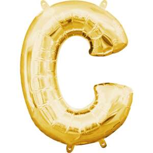 Gold letter C foil balloon, 33 cm - Party Supply