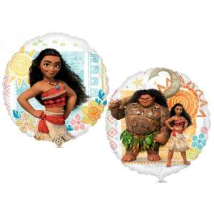 Balon din folie Disney Moana și Maui, 43 cm, design pe două fețe - Decoratii si echipamente pentru petreceri