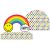 Set 8 invitatii + 8 plicuri Emoji Party, Hartie, Multicolor 103832422