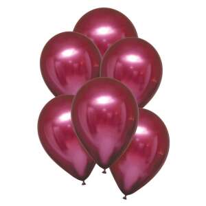 6 pack of 11 inch satin burgundy balloons - Balloon