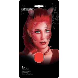 Piros arcfesték, smink 28 ml