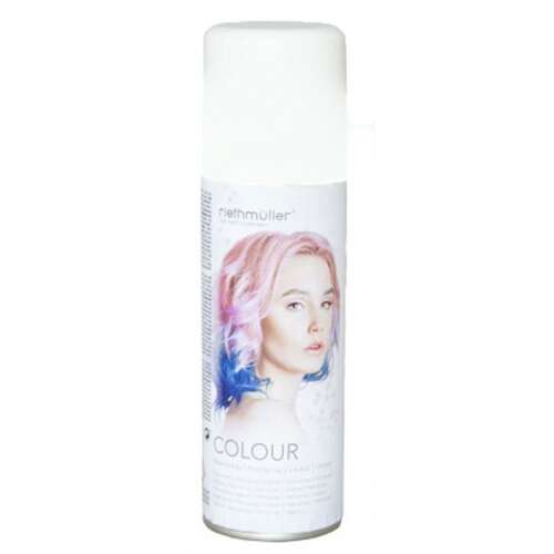 100ml White Hairspray by Refmuller, temporary hair color spray for creating fun and vibrant hair styles