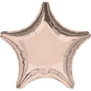 Rose Gold Star Foil Balloon - 48cm - Balloon