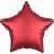 Silk Dark Red star foil balloon 48 cm 103833739