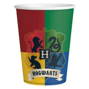 Harry Potter Hogwarts Häuser 8er Pack Pappbecher, 250 ml - Einwegbecher