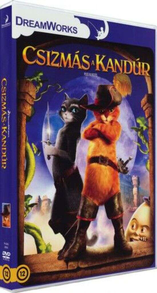 Csizmás a kandúr DVD