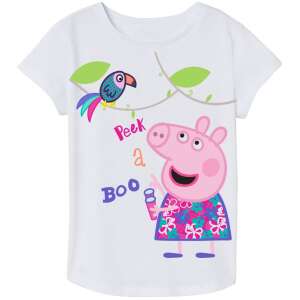 Peppa Pig kids short sleeve t-shirt with a colorful print of Peppa Pig and a parrot - Kids' T-Shirt