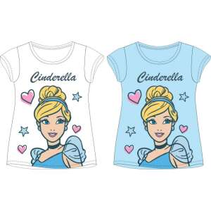 Disney Princess Cinderella kids short sleeve t-shirt, white and blue - Kids' T-Shirt
