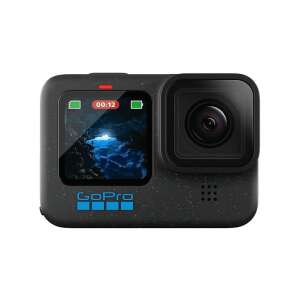 GoPro HERO12 Black action camera, front view - GoPro