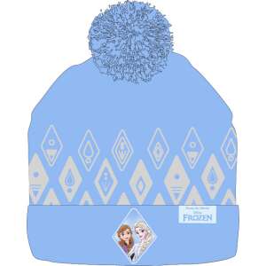 Disney Frozen blue beanie with pom pom and Elsa and Anna design - Kids' Hat & Set