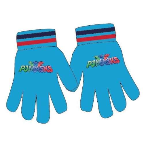 PJ Masks Gyerek kesztyűk, kék színű, piros és sötétkék csíkokkal, 12 pár/csomag - Gyerek kesztyű