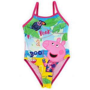 Peppa Pig girls swimsuit, pink, tropical print, peek a boo - Kids' Swimwear