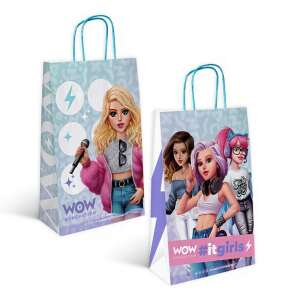 WOW Generation Medium Paper Gift Bag with Girl Band Design, 18x28 cm - Gift wrapping