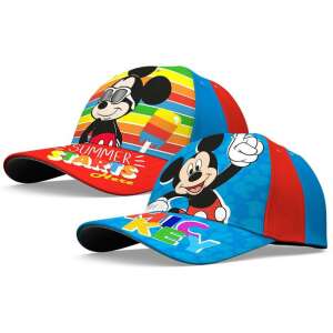 Disney Mickey Mouse Kids Baseball Cap, Summer Starts Here, Red and Blue, 52-54 cm - Kids' Baseball Caps, Hat