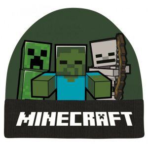 Detská čiapka Minecraft s dizajnom Creeper, Zombie a Skeleton - Minecraft