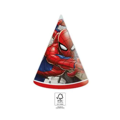 Pókember Crime Fighter parti kalap, csákó 6 db-os FSC 103840998
