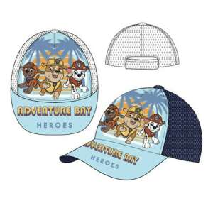 Mancs Őrjárat Adventure Bay Hősök Gyerek Baseball Sapka, kék színű, Paw Patrol karakterekkel, 52-54 cm - Mancs Őrjárat