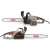 Oregon CS1500 electric chainsaw with Power-Sharp chain sharpening system, two views