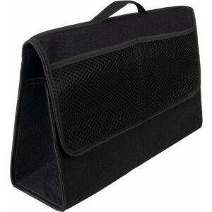 Organizator portbagaj auto Xtrobb din fetru negru cu buzunare din plasă - Xtrobb