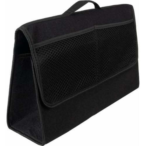 Organizer do bagażnika samochodowego Xtrobb z czarnego filcu z kieszeniami z siatki