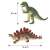 Dinosaur figures set, showing size and detail of the figures.