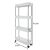 Mobil 4-tier rolling shelf dimensions