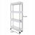 Mobil 4-tier rolling shelf dimensions