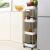 Mobil 4-tier rolling shelf used in kitchen setting