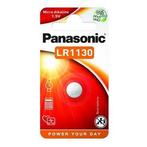 PANASONIC gombelem (LR1130EL, 1.5V, alkáli) 1db/csomag 103852010 - Panasonic
