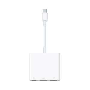 Apple USB-C Multiport Adapter, Fehér, HDMI, USB-A és USB-C porttal - USB átalakító