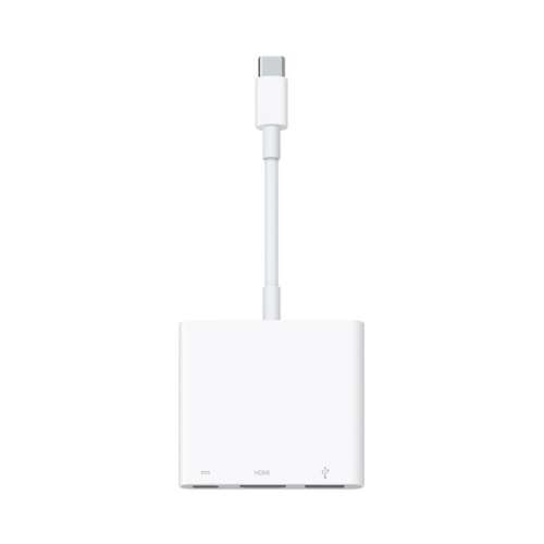 Apple USB-C Multiport Adapter, Fehér, HDMI, USB-A és USB-C porttal