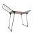Vileda King Ultimate clothes drying rack, side view