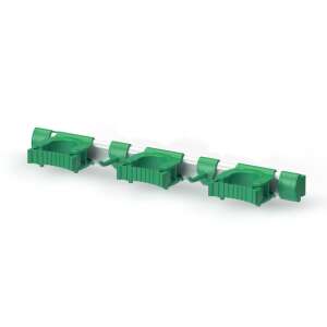 Suport Igeax pentru unelte verde cu 3 suporturi și 2 cârlige, 50 cm lățime - Suporturi pentru scule