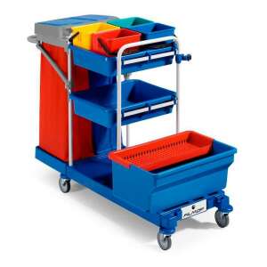 Carucior de curățenie FILMOP Morgan 3060 cu 4x6L găleți și găleată de mop impregnată de 35L - Cărucior de curățare